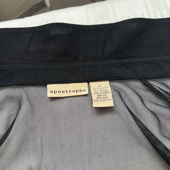 Apostrophe, Size L, Black transparent - Picture 5 of 8